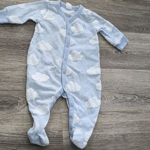 Baby GAP cloud snap pajamas